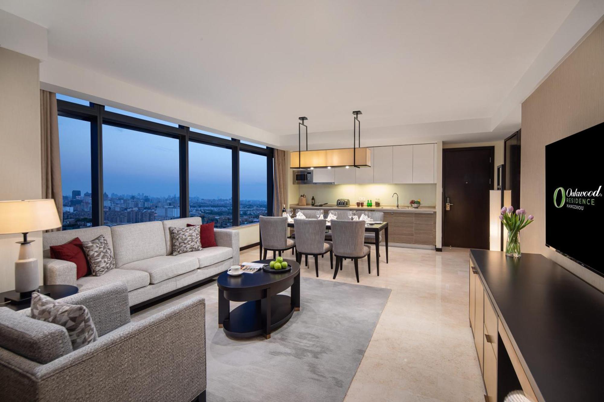 Oakwood Residence Hangzhou Extérieur photo